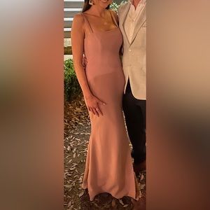 Azazie Gianetta Dress in Dusty Rose